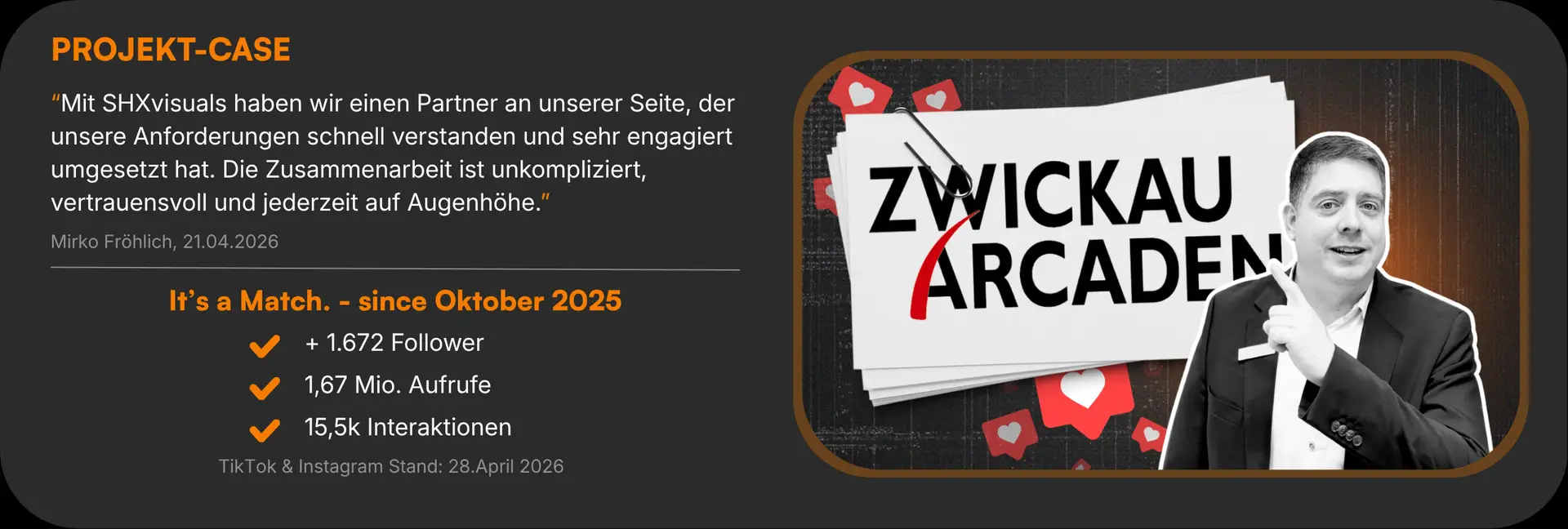 Zwickau Arcaden Projekt Case