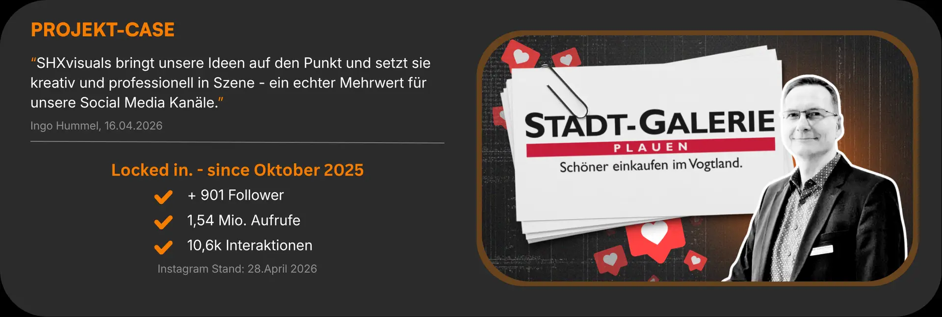 Stadt Galerie Plauen Projekt Case